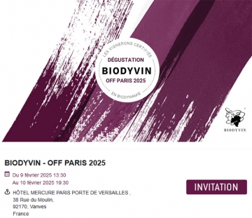 Salon BIODYVIN Off Wine Paris 2025